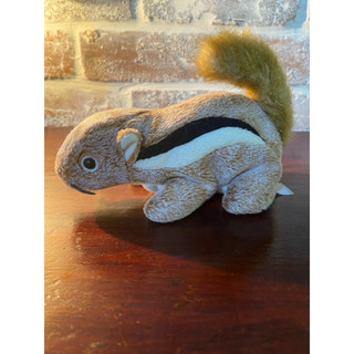 早期老物1999 Ty Beanie Baby CHIPPER 花栗鼠 豆豆絨毛玩偶