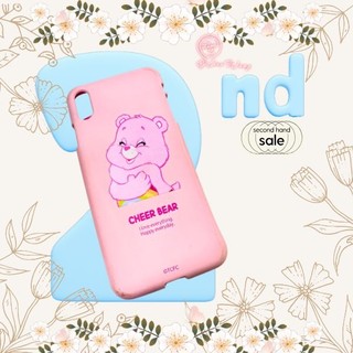 iPhone XR Care Bears 彩虹熊芭比粉手機殼（二手）