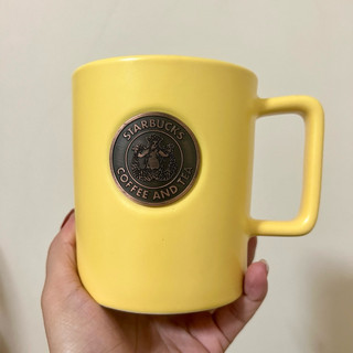 全新現貨～星巴克 Starbucks 活力黃復古女神 馬克杯咖啡馬克杯