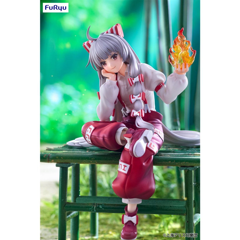 🔥鹿本🔥全新 日版 景品 FuRyu 東方Project 藤原妹紅 泡麵蓋 公仔 模型
