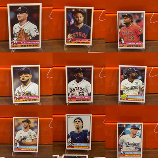 2025 Topps Heritage普卡-太空人/道奇/國民/落磯/運動家