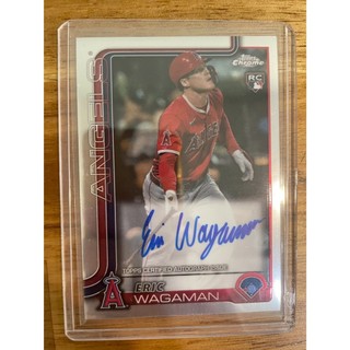 Eric Wagaman 天使RC 2025 topps chrome 卡面簽
