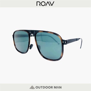 [ROAV] 折疊太陽眼鏡 BOXER 黑13/琥珀20 墨綠色鏡片 (8302)