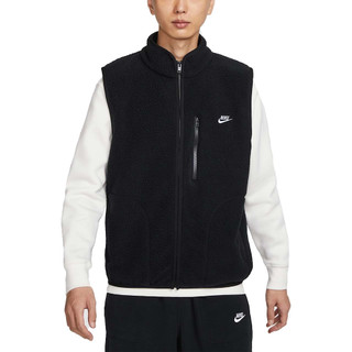 . NIKE M CLUB VEST 男款 毛毛背心 保暖背心 FZ0895 010 拉鍊背心