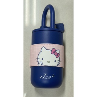Z音波 超質感HELLO KITTY手把保溫杯 附背帶+隔熱皮套