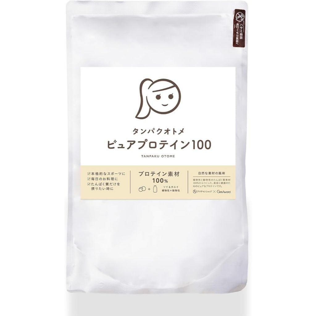 TAMACHAN SHOP 純蛋白100（大豆＋乳清）高品質蛋白質 零添加物 健身族 飲食控管者 營養餐 健康飲品