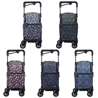 【Rollker羅克】購物車 購物推車 買菜車 手推車 旅行推車 行李 拉桿 柺杖車 萬向輪 防潑水(NO.07SA)