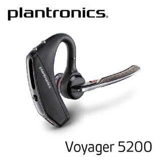HP 惠普【Poly】Voyager 5200 高階商務降噪藍牙耳機 雙向四個麥克風 防水/防風抗噪 中文聲控接聽