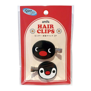 妮可日貨 日本 PINGU 企鵝家族 企鵝造型角色 髮夾 瀏海夾 側邊夾 HAIR CLIP PINGA AMIFA