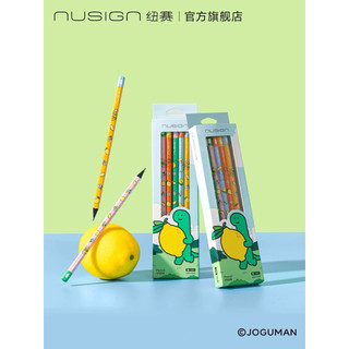 𝗸𝗼𝗶𝗸𝗼𝗶【台灣出貨 】｜預購【joguman & nusign聯名】六角桿鉛筆無鉛毒小學生書寫矯姿卡通HB 2B