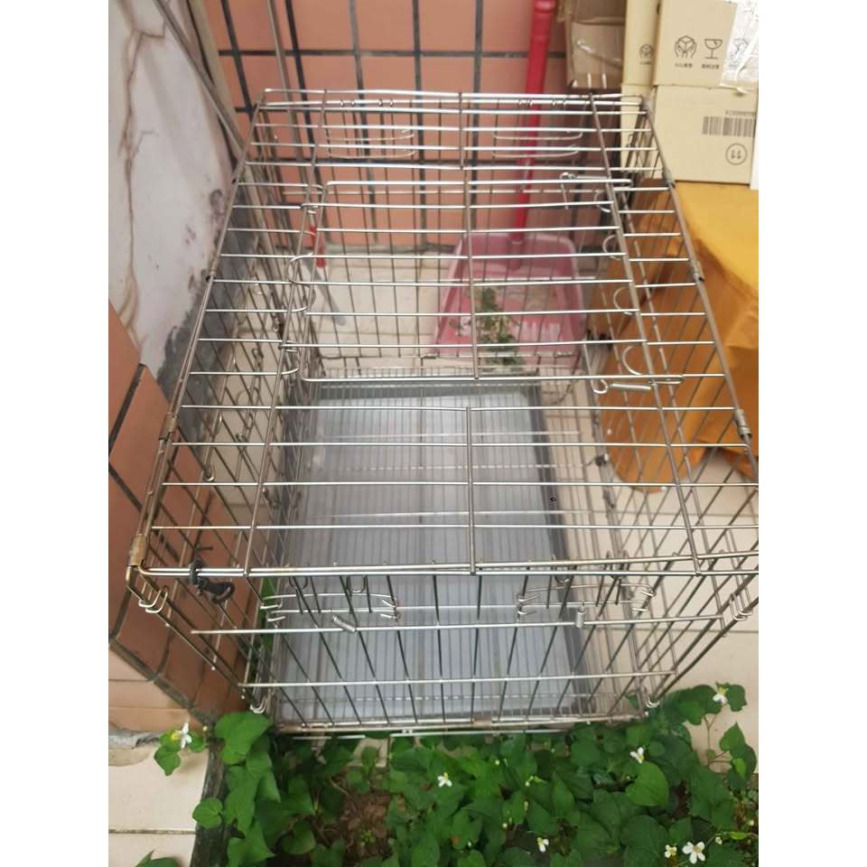 二手 不銹鋼鐵籠 白鐵 狗籠 鳥籠 寵物籠 60*46*60