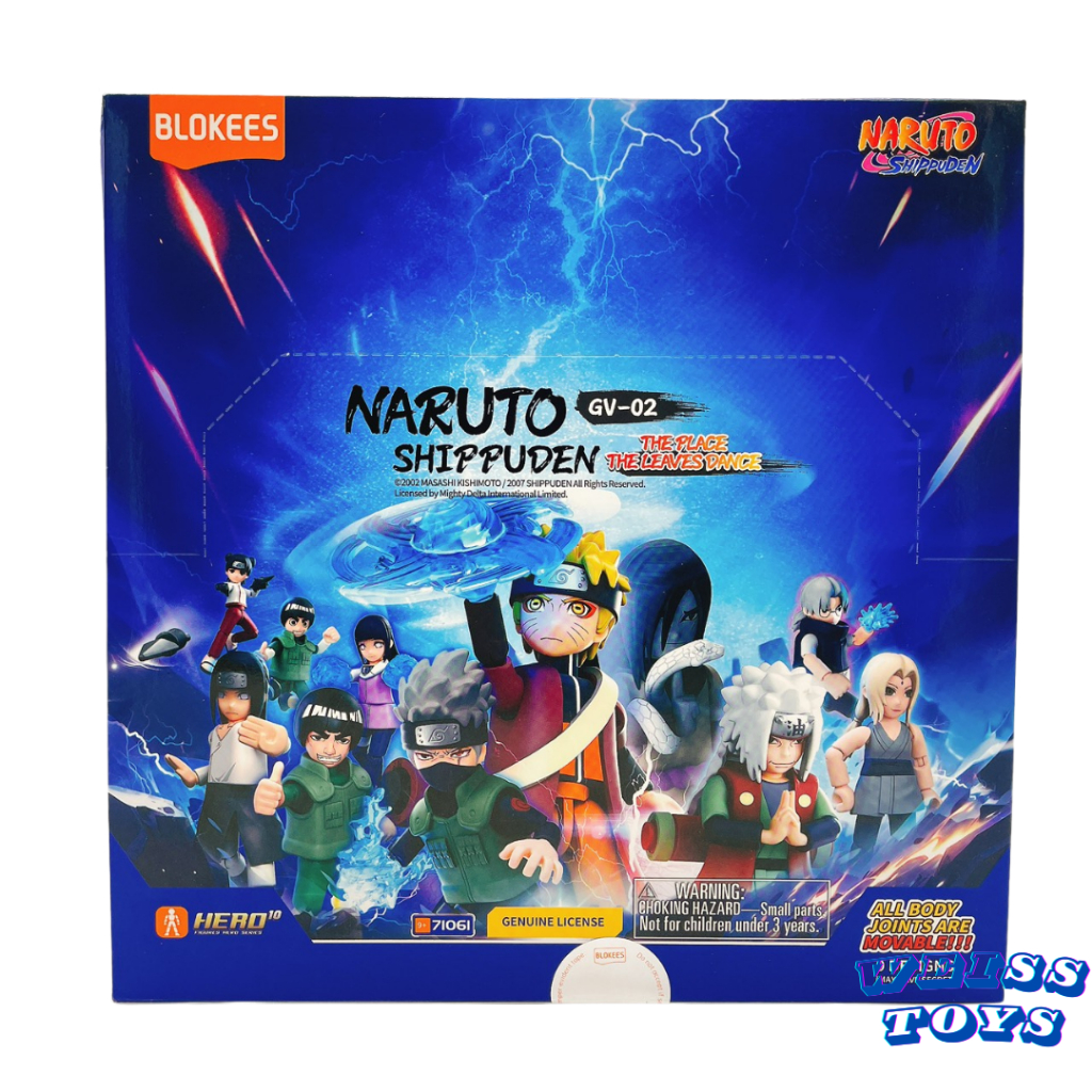 ★維斯玩具★ 布魯可 火影忍者 群星版 盲盒 Vol.2 一中盒9入 盲盒 鳴人 自來野 綱手 卡卡西 雛田 寧次 現貨