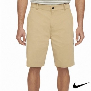 [NIKE GOLF] NIKE Dri-FIT 抗UV 彈性短褲 高爾夫球短褲 卡其色/海軍藍