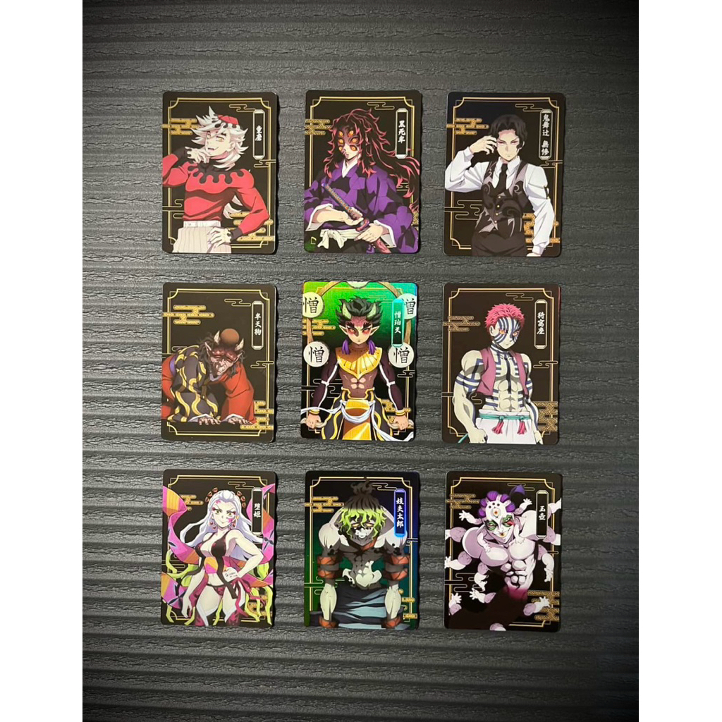 鬼滅之刃 - 收藏卡 閃卡 華山 台北 鬼王 無慘 童磨 猗窩座 墮姬 妓夫太郎 半天狗 玉壺(先進聊聊確認下標金)