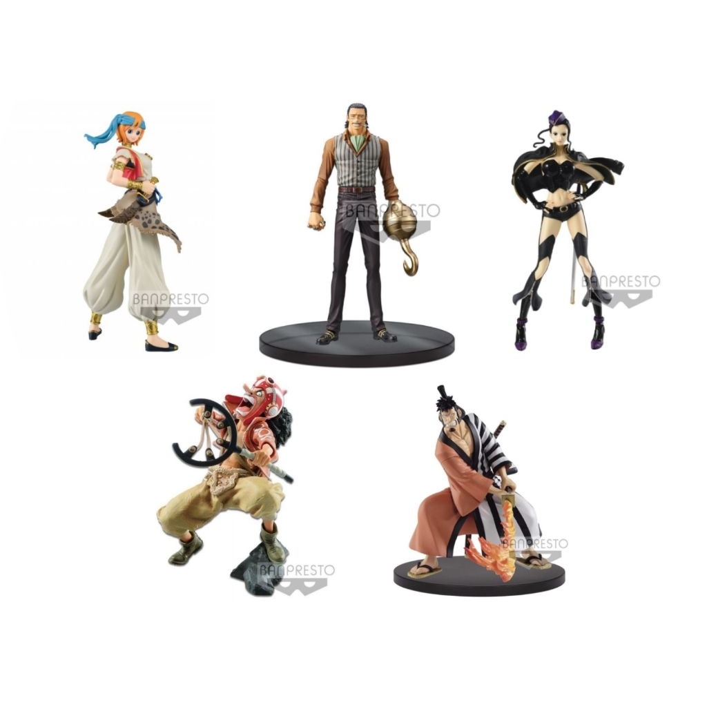 正版景品 海賊王 ONE PIECE 公仔 可亞拉（全新未拆） 克洛克達爾 妮可•羅賓 烏索普 錦右衛門