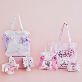 日本代購 Maison de FLEUR x Esther Bunny 系列 吊飾 包包 購物包 化妝包 掛飾 帆布包