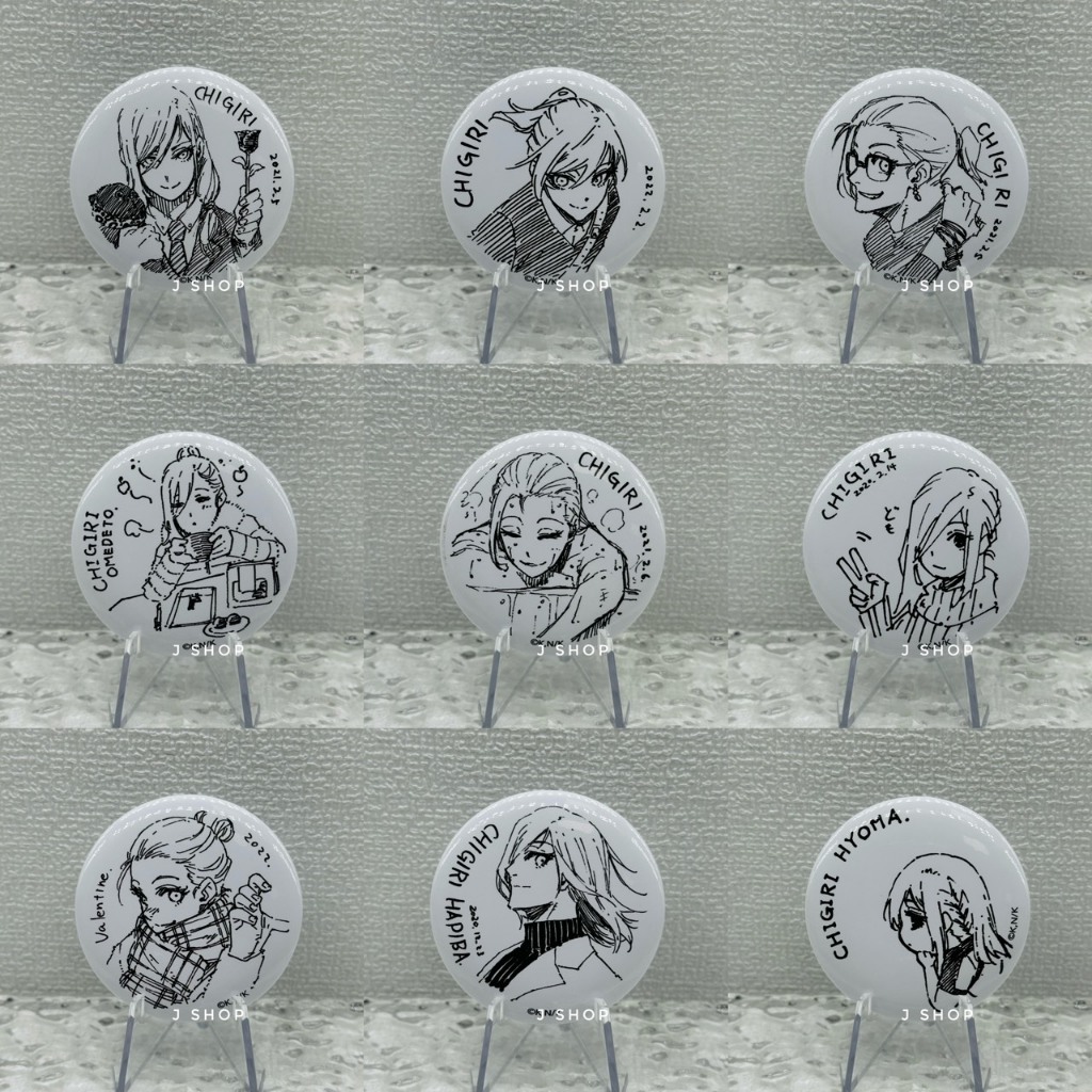 ⚡️J⚡️【現貨】藍色監獄 BLUE LOCK 千切豹馬 千切大小姐 58mm徽章 黑白徽章