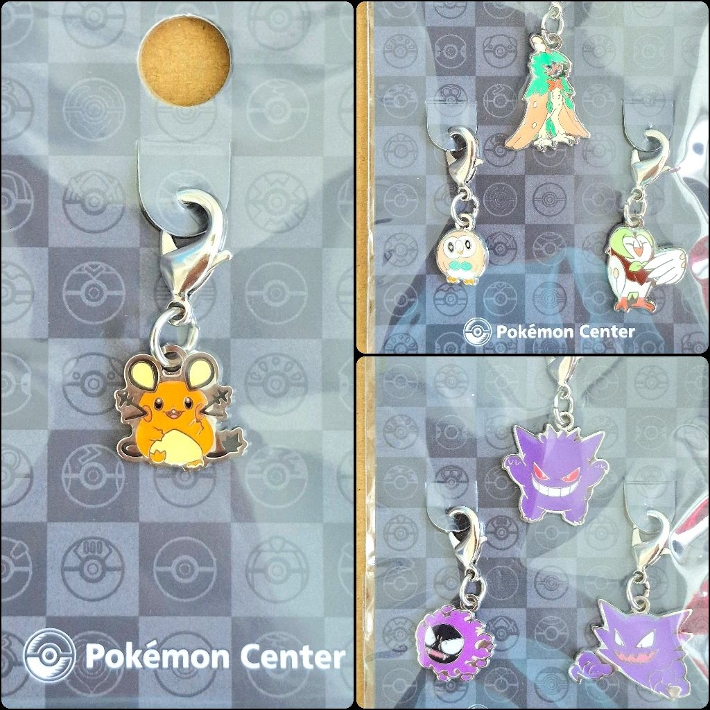 （正版 現貨）木木梟 耿鬼 咚咚鼠 金屬 吊飾 鑰匙圈 日本寶可夢中心 寶可夢吊飾 神奇寶貝鑰匙圈 金屬掛飾 狙射樹梟