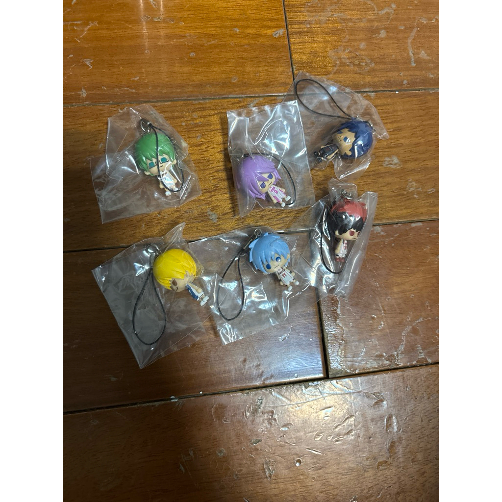 黑子的籃球 影子籃球員 黃瀨 紫苑 黑子 青峰 火神 公仔 吊飾