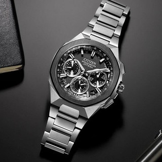 CITIZEN 星辰 GENTS 限量 GPS衛星對時光動能計時手錶 CC4104-53E