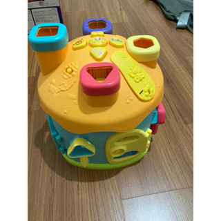 二手寶寶多面盒遊戲盒六面盒玩具遊戲機