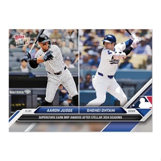 Shohei Ohtani & Aaron Judge Mvp 2024 Mlb Topps Now #OS-JO