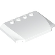 【金磚屋】52031WT1 LEGO 樂高零件 White Wedge 4x 6 x 2/3 Triple Curved