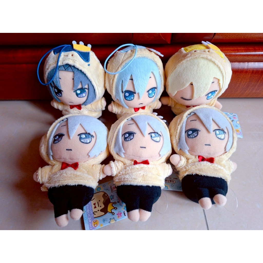 BANDAI萬代 Idolish7 偶像星願 アイナナ 和泉一織 四葉環 六彌凪 八乙女樂 布丁娃 景品 絨毛玩偶 娃娃