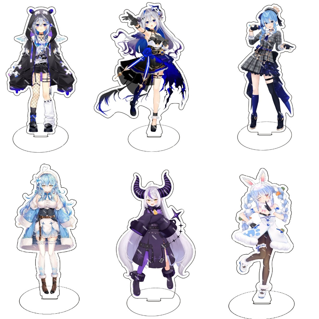 hololive 夾層立牌 大立牌 同人 15cm 鯊鯊 白上 雪花 星街彗星 潤羽露西婭 AZKi 天音 常闇 貓又