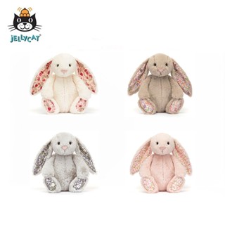 全店免運🔥正版🇬🇧代購 Jellycat 邦尼兔 典雅白碎花 18-36CM 毛絨玩具 安撫玩偶 情人節 生日禮物