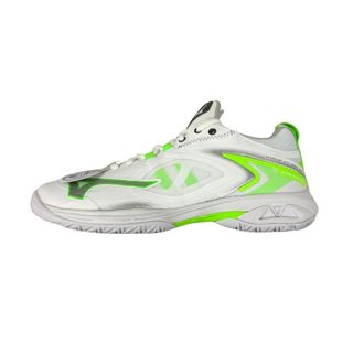 【捷豹羽排球】MIZUNO 全尺段 23~29cm WAVE CLAW NEO 3 白x螢光綠 71GA247321