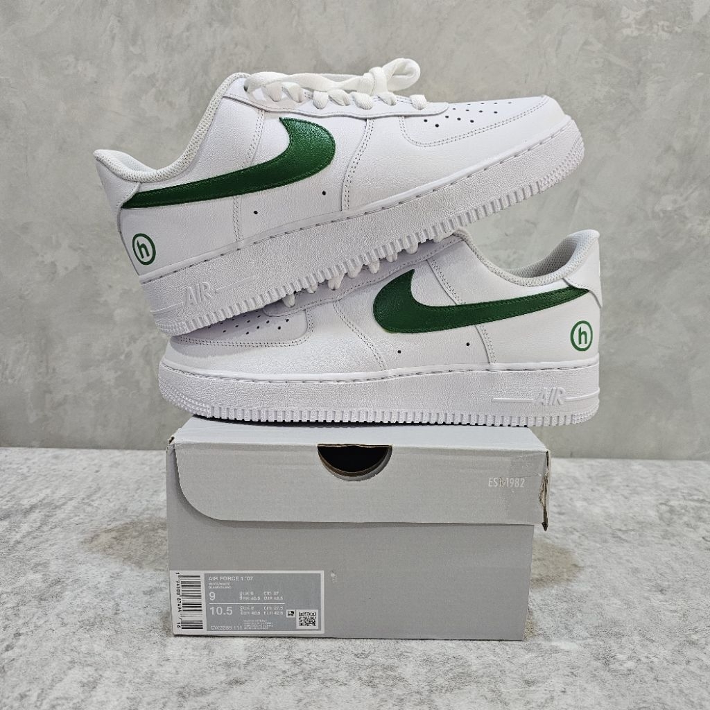 [全新] US9 Nike Air Force 1 Low “Hidden NY 客製白” CW2288-111