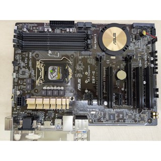 (如新) 華碩 Z97-C 大板 /1150/DDR3/Z97/M.2 主機板+擋板 二手良品