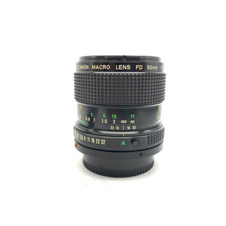 佳能 Canon MACRO New FD 50mm F3.5 微距鏡頭 1:2 放大率 轉接 FD 手動老鏡頭