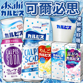 《Asahi》CALPIS 可爾必思 便利包 乳酸飲｜日本 乳酸菌 乳酸蘇打飲 凍飲 飲料 冰沙 水語 汽水｜大掌櫃團購