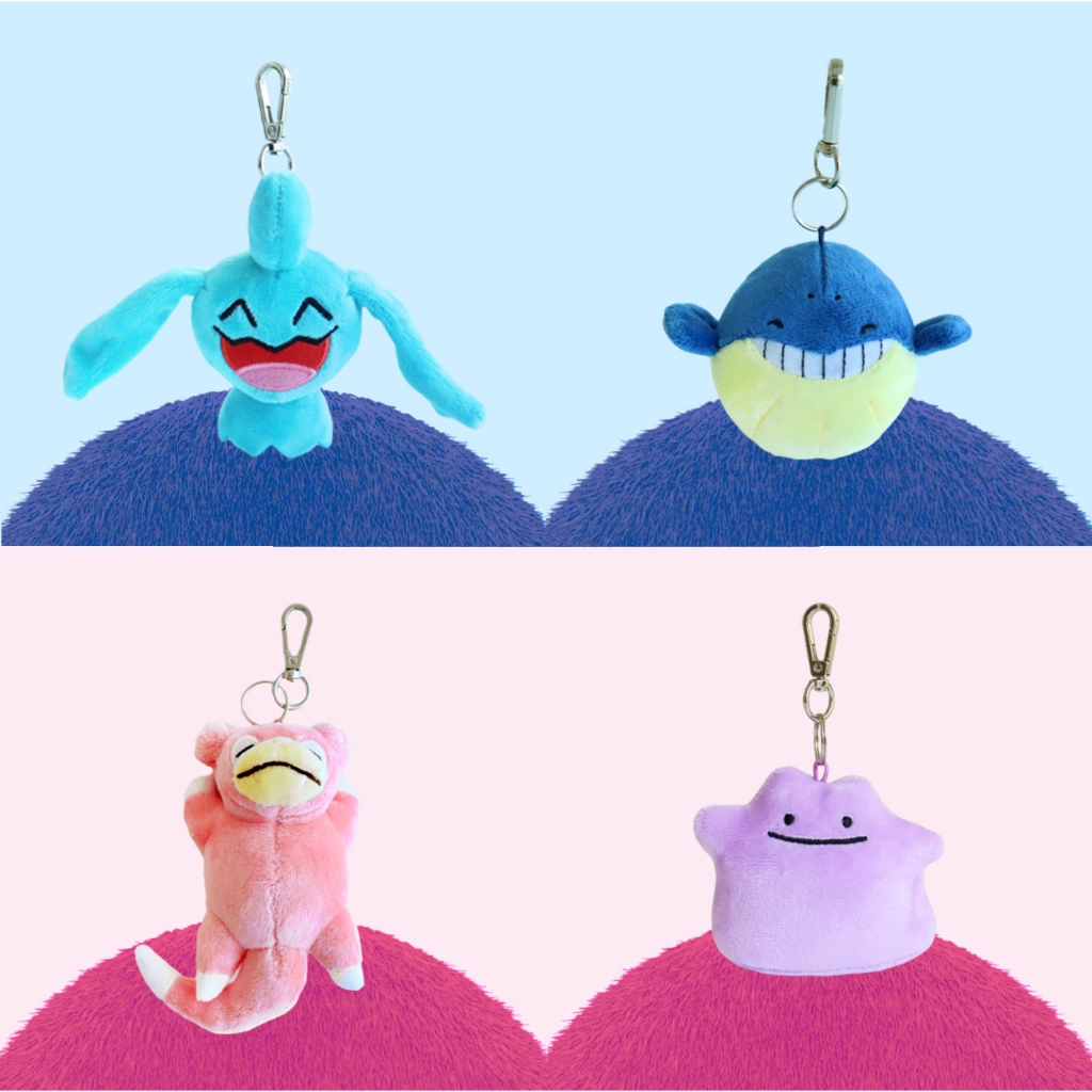 韓國正版授權神奇寶貝 精靈寶可夢Pokemon 呆呆獸 小果然 百變怪 吼吼鯨 玩偶 娃娃 吊飾 8公分高