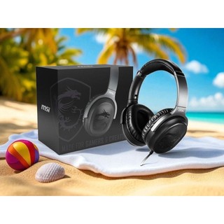 MSI微星 電競耳機 Gaming Headset H901 霧黑潮流摺疊耳機 限定版 S37-0400200-V33