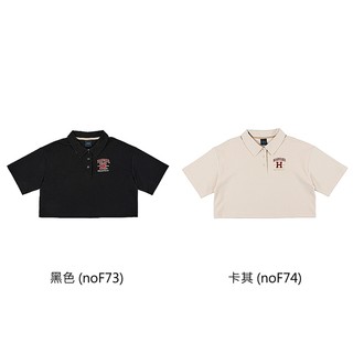 NCAA HARVARD 短袖上衣 短版POLO衫 女款 74221301