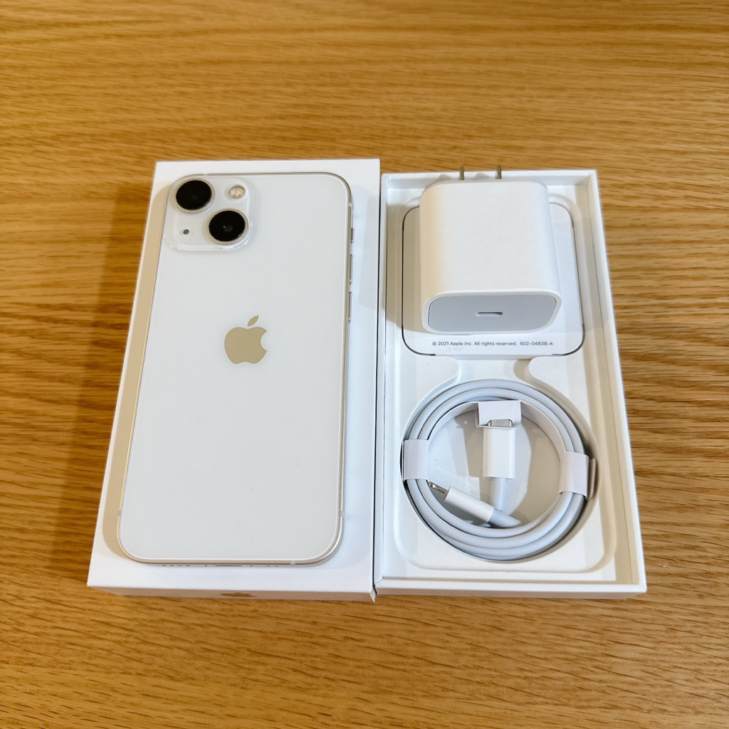 iPhone13 mini 128g 白色二手 電池100 iphone 13 13mini