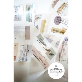 Lihaopaper紙上風景 Amusing Matte Pet Masking Tape 霧面PET膠帶 分裝