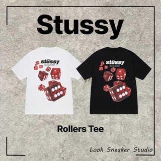 路克 Look👀 Stussy Rollers Tee 短T 短Tee 上衣 短袖 白 黑 骰子
