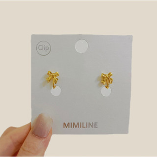 正韓🇰🇷韓國蝴蝶結耳夾 925 韓國飾品 Mimiline