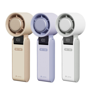【LaPO】製冷高速可折疊隨身風扇 5100mAh大電量 日本松下電芯 可出國 手持 掛頸 拆卸式後蓋風罩LF-C01