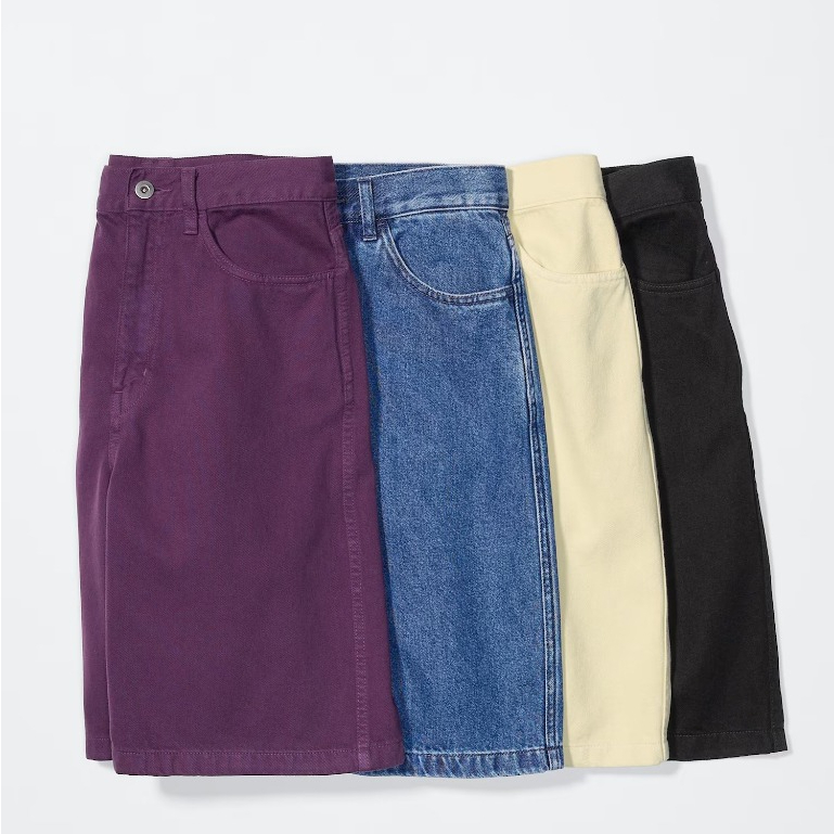 日本直送｜UNIQLO U系列 女裝 折扣 百慕達牛仔短褲 476946