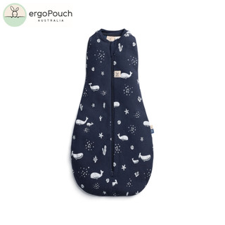 【ergoPouch】有機棉1tog睡袋／藍鯨夢境
