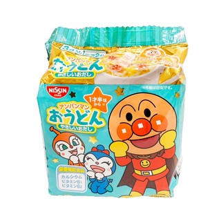 NISSIN日清 麵包超人3入包麵-清湯烏龍風味 87g【Donki日本唐吉訶德】