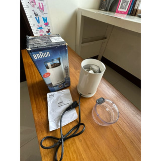 德國 百靈 咖啡豆 研磨機 磨豆機 BRAUN 白色 (KSM2)