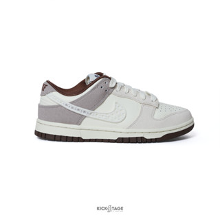 NIKE W DUNK LOW LX 白棕 立體蕾絲LOGO 復古 緩震 運動 休閒鞋 女鞋【IH7353-010】