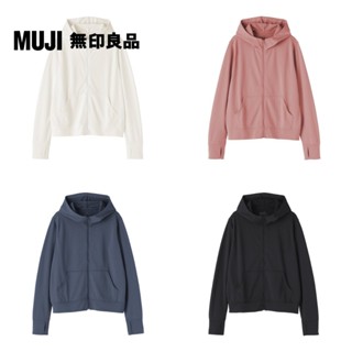 【MUJI 無印良品】女抗UV速乾拉鍊連帽外套