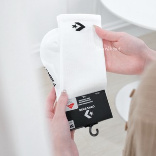 【Sharkhead】現貨 Converse Socks 長襪 單雙 星箭 白 黑 小腿襪 中筒襪 UC0646-001